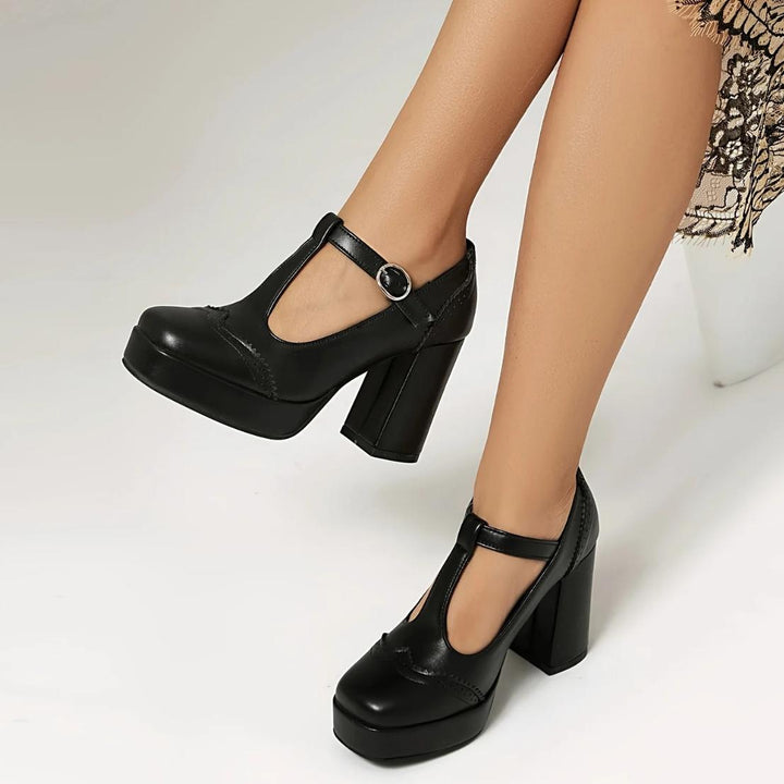 ADELYN™ Vintage Block Heel Mary Janes