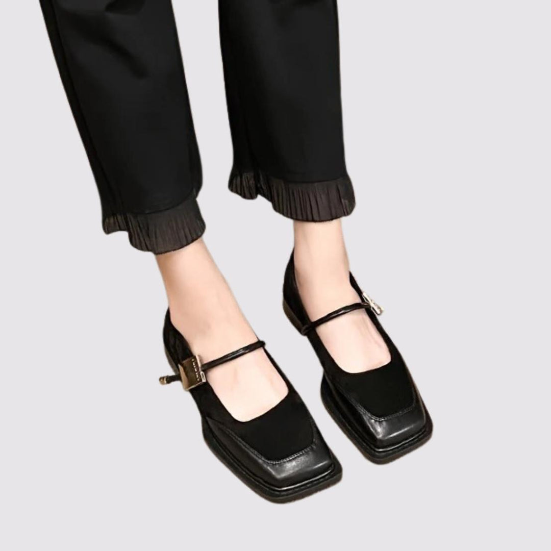 MAELYS™ Retro Suede Mary Janes
