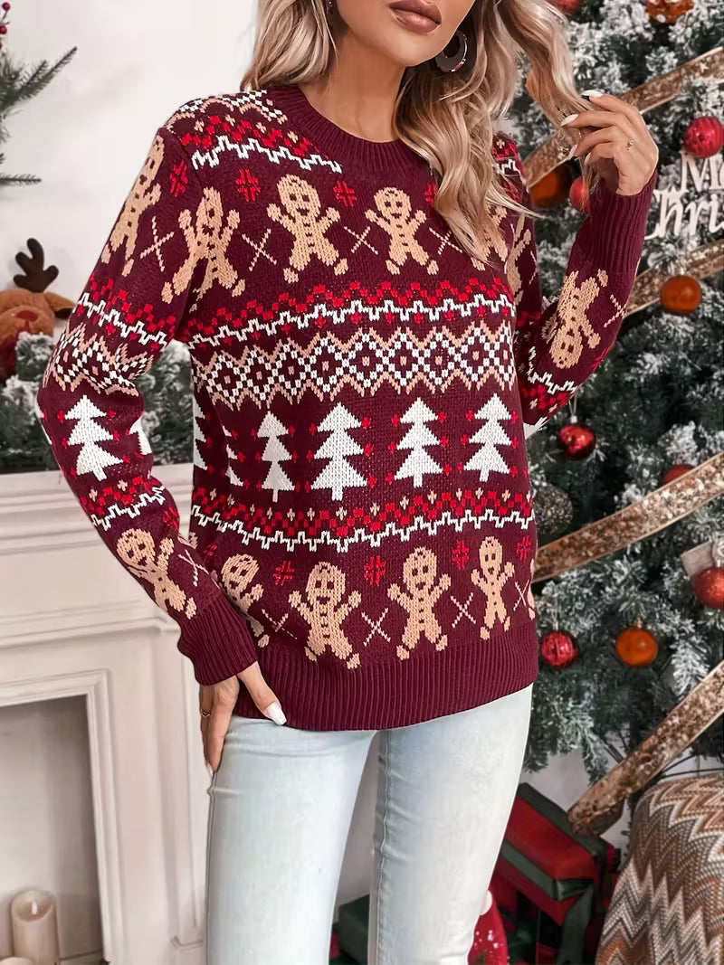 Gingerbread Women’s Christmas Sweater