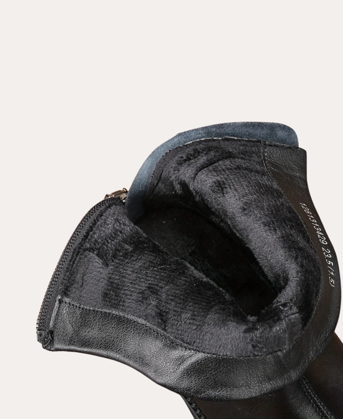 Women’s Leather Ankle Boots Zip