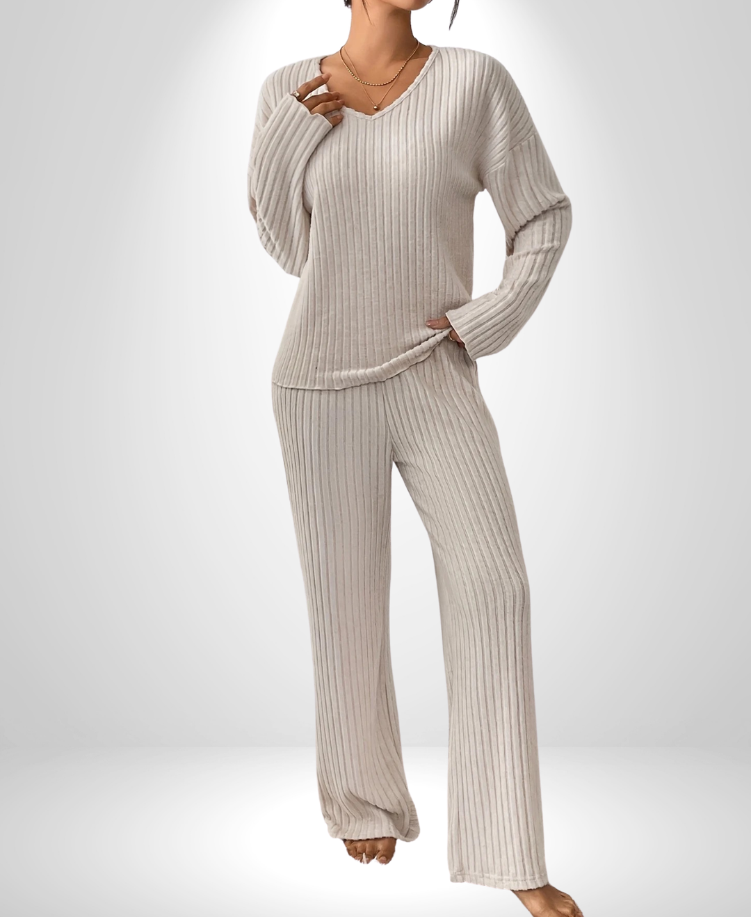 Anessa – Ribbed Lounge Set