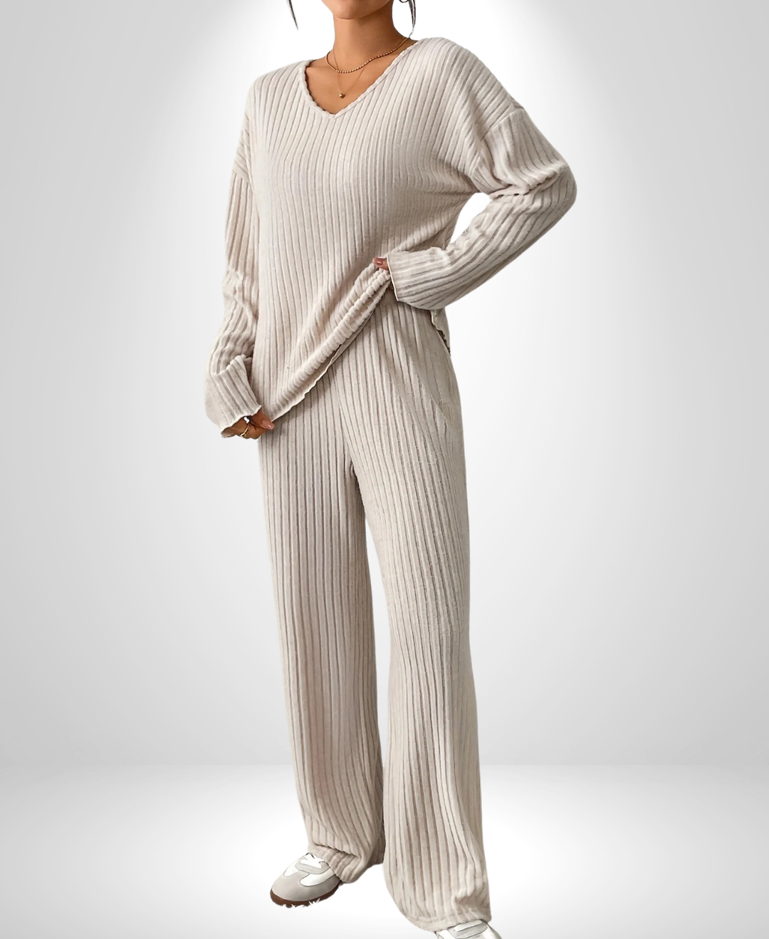 Anessa – Ribbed Lounge Set