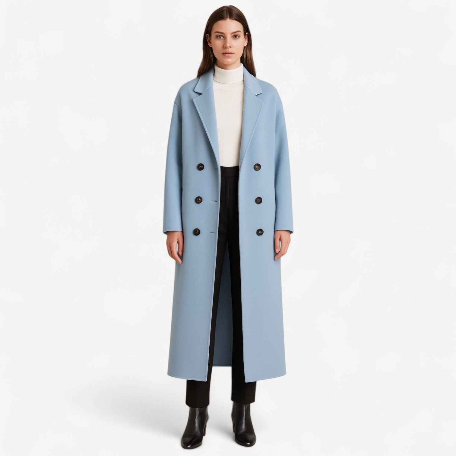 Light Blue Double Coat