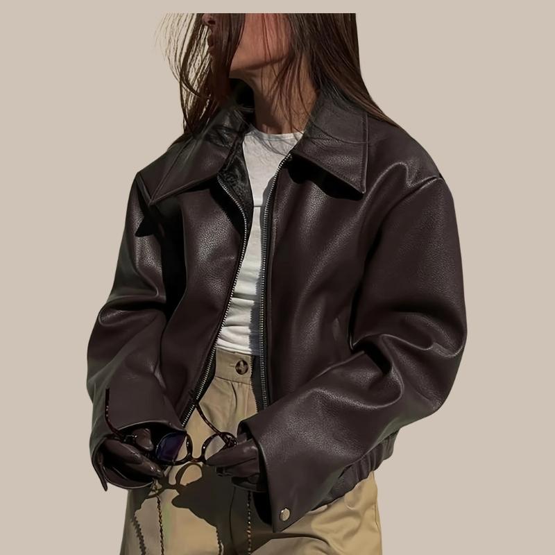 Women’s Retro Leather Jacket