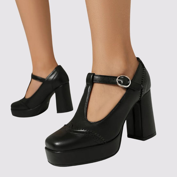ADELYN™ Vintage Block Heel Mary Janes