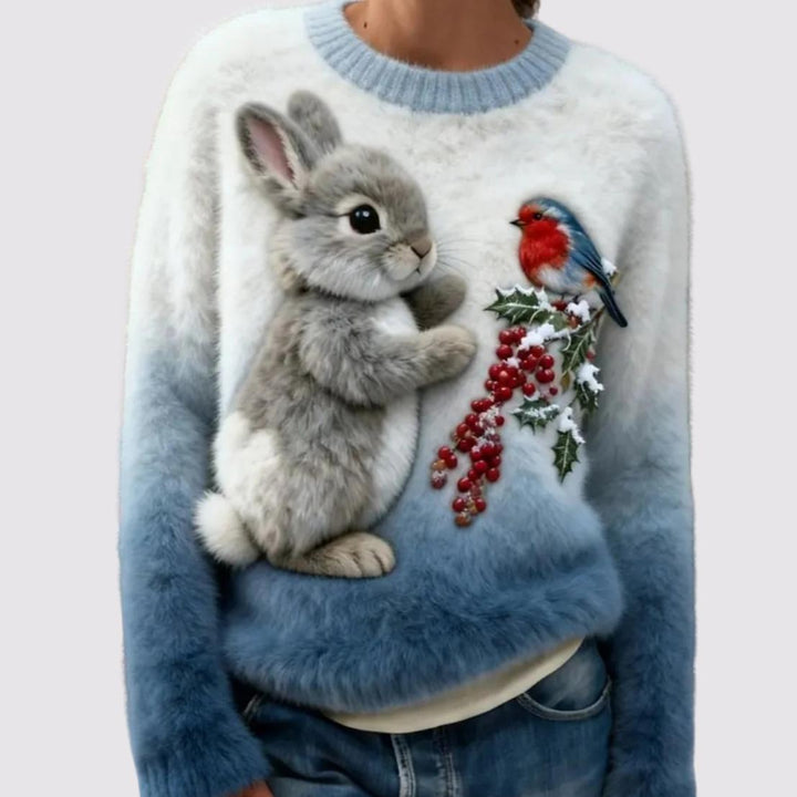Luna - Frost Bunny Plush Jumper