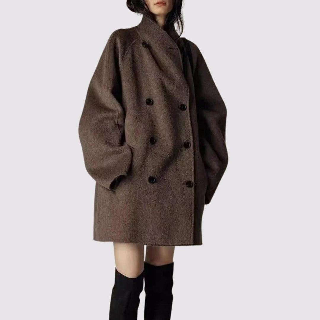 Wool Blend Double-Breasted