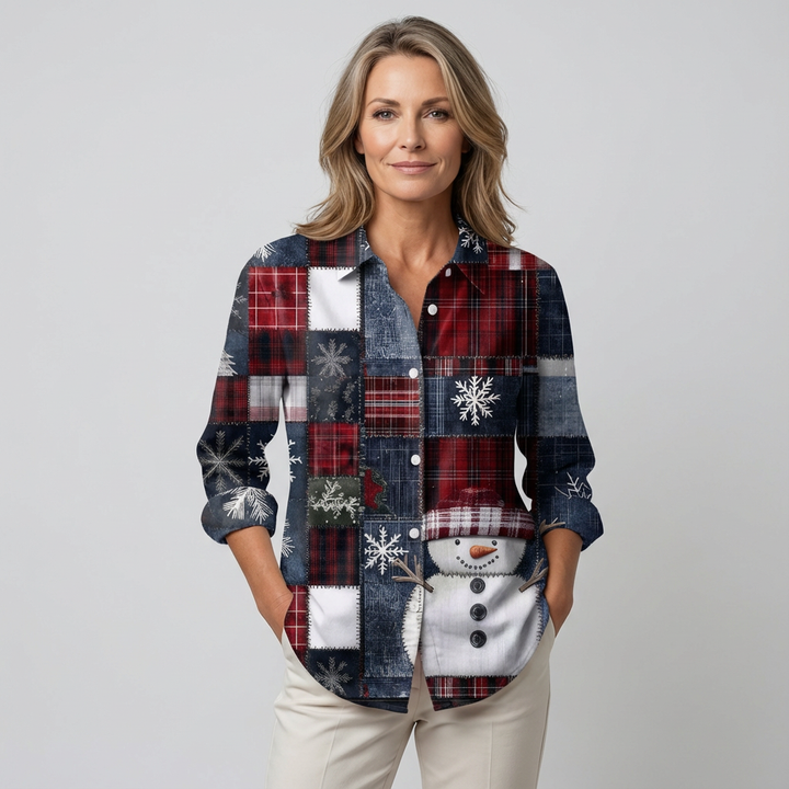 Léontine – Casual Christmas Blouse