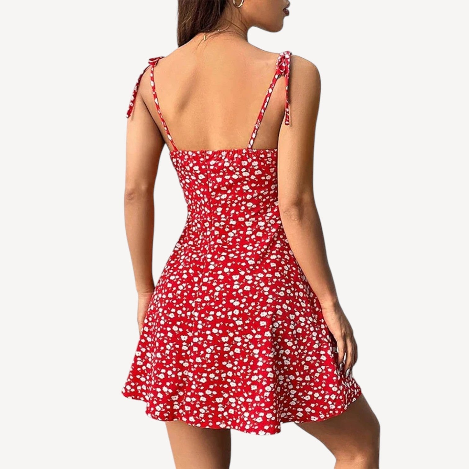 Floral Tie Strap Mini