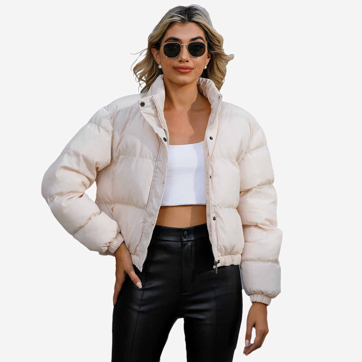 Short Padded Winter Coat