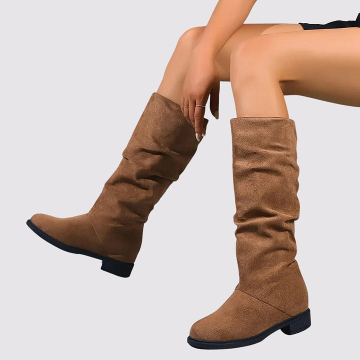 Elara™ Slouchy Mid Calf Boots