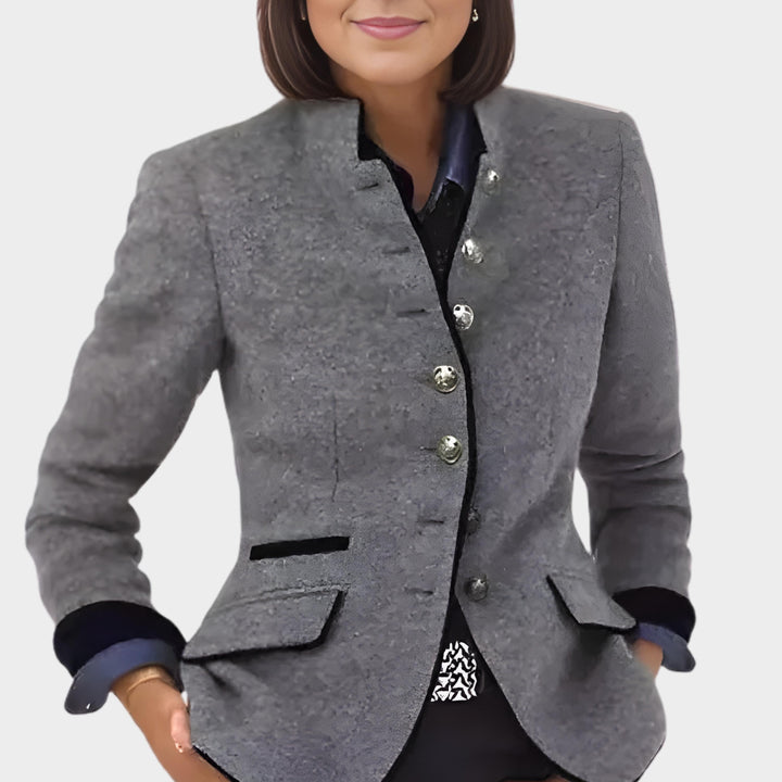 Charlotte - Tailored Buttoned Blazer Jacket