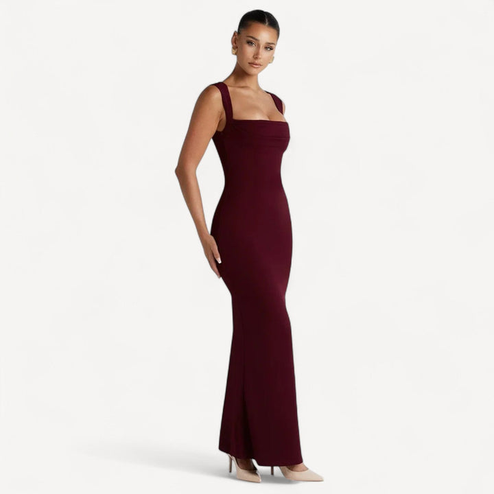 Square Neck Bodycon Maxi