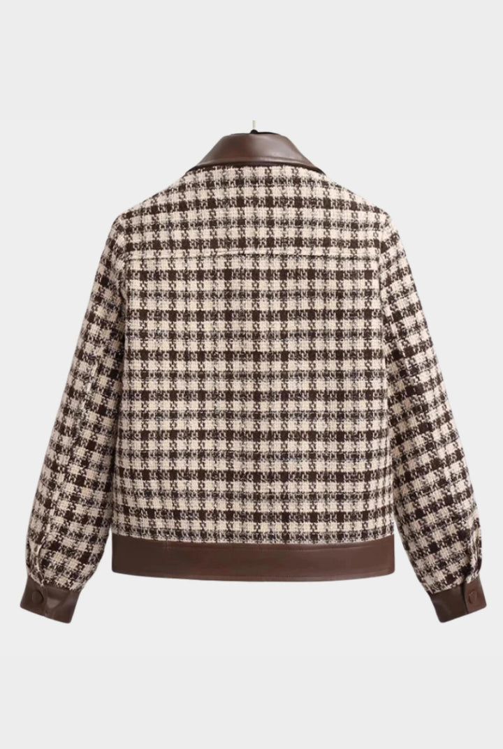 Beatrice - Plaid Contrast Jacket