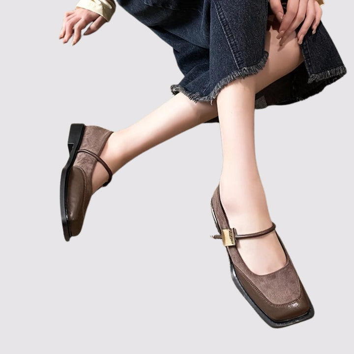 MAELYS™ Retro Suede Mary Janes
