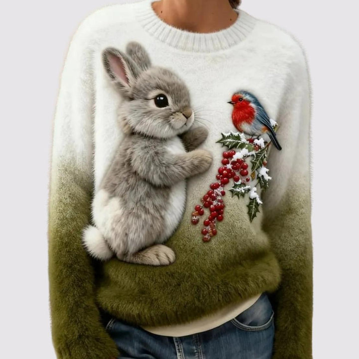 Luna - Frost Bunny Plush Jumper