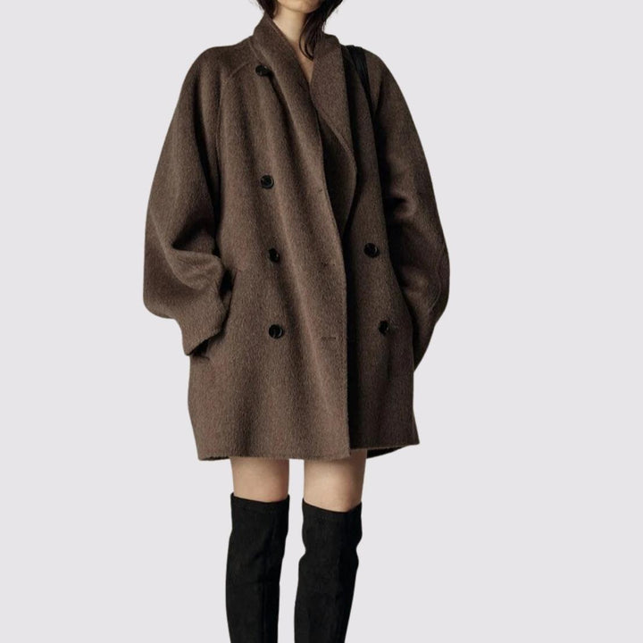 Wool Blend Double-Breasted