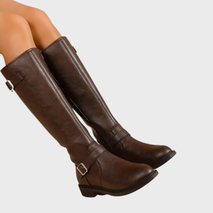 Women's Classic Knee-High Zipper Boots
