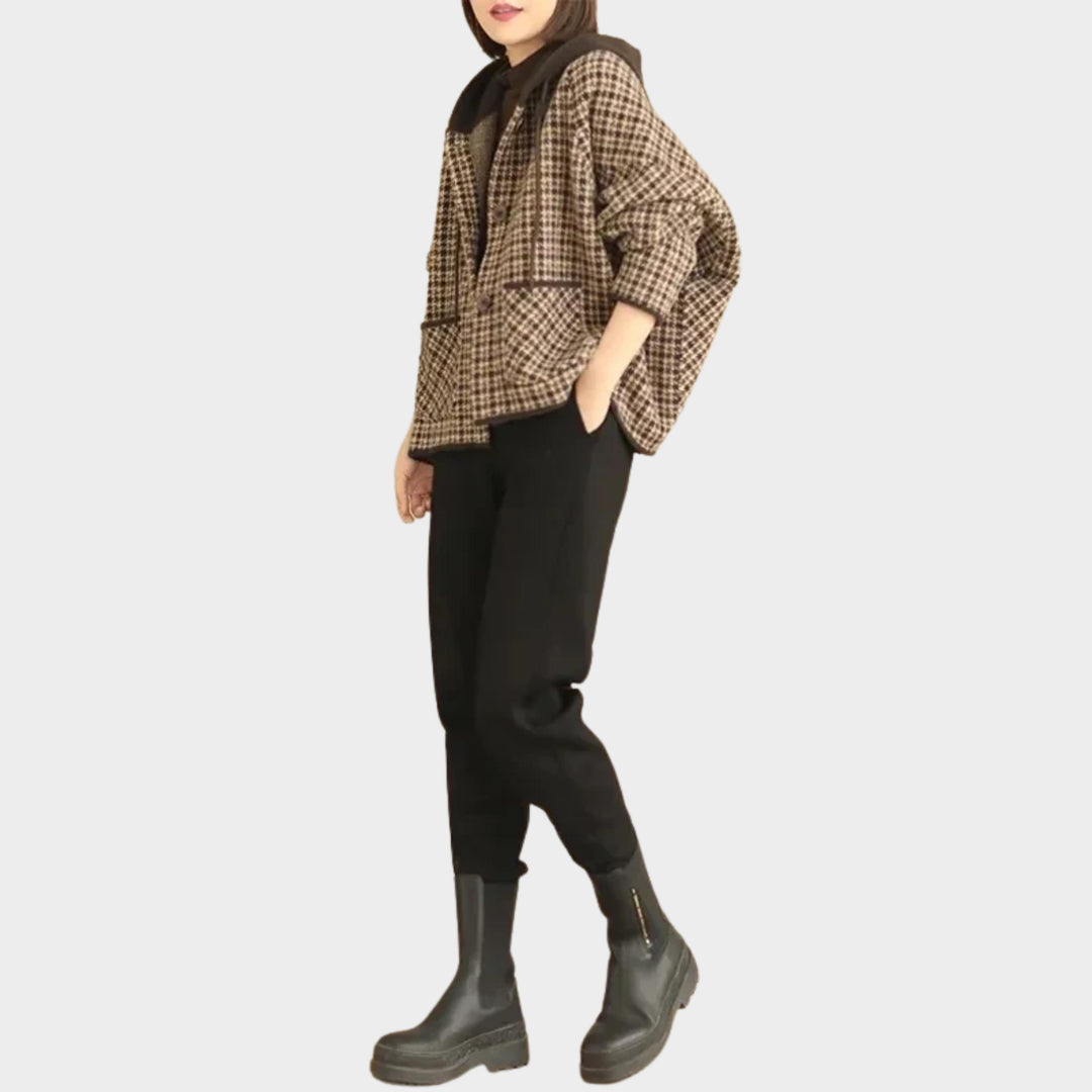 Matilda - Hooded Check Jacket