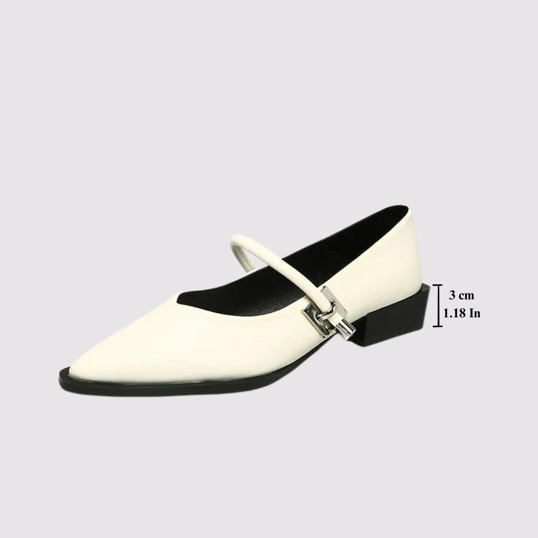 AMELINE™ French Pointed-Toe Mary Janes