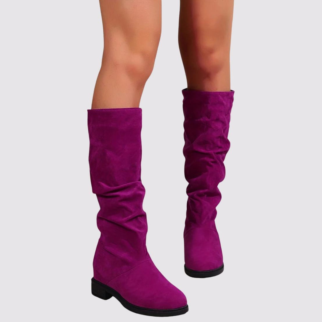 Elara™ Slouchy Mid Calf Boots