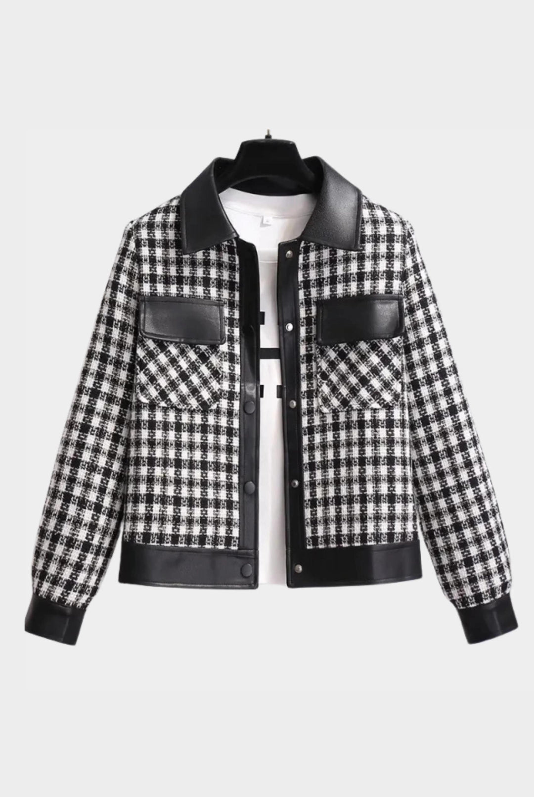 Beatrice - Plaid Contrast Jacket