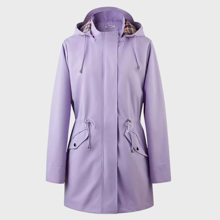 Women’s Hooded Zip-Up Trench Coat