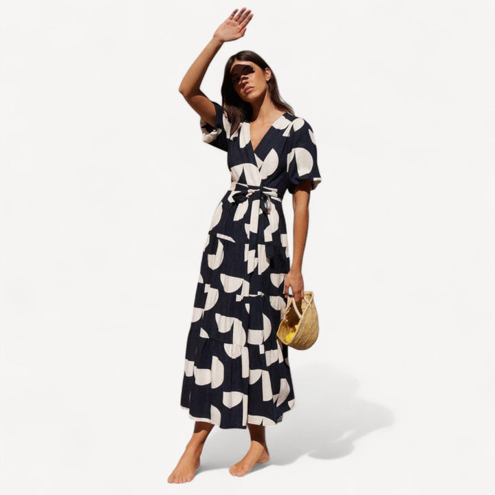 Boho Wrap Maxi Dress