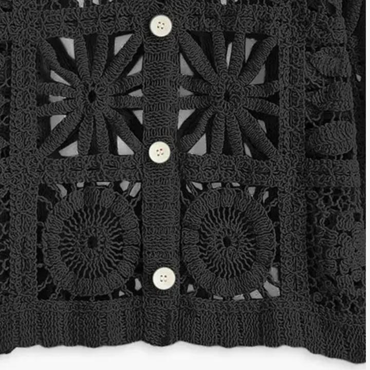 Women's Lightweight Crochet Cardigan