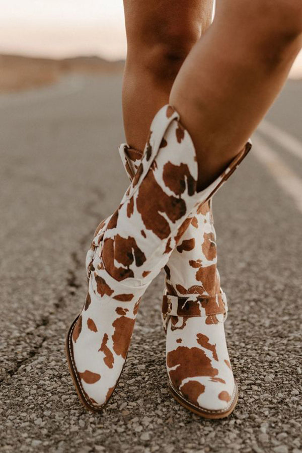Emily | Women’s Trendy High Shaft Cowboy Boots