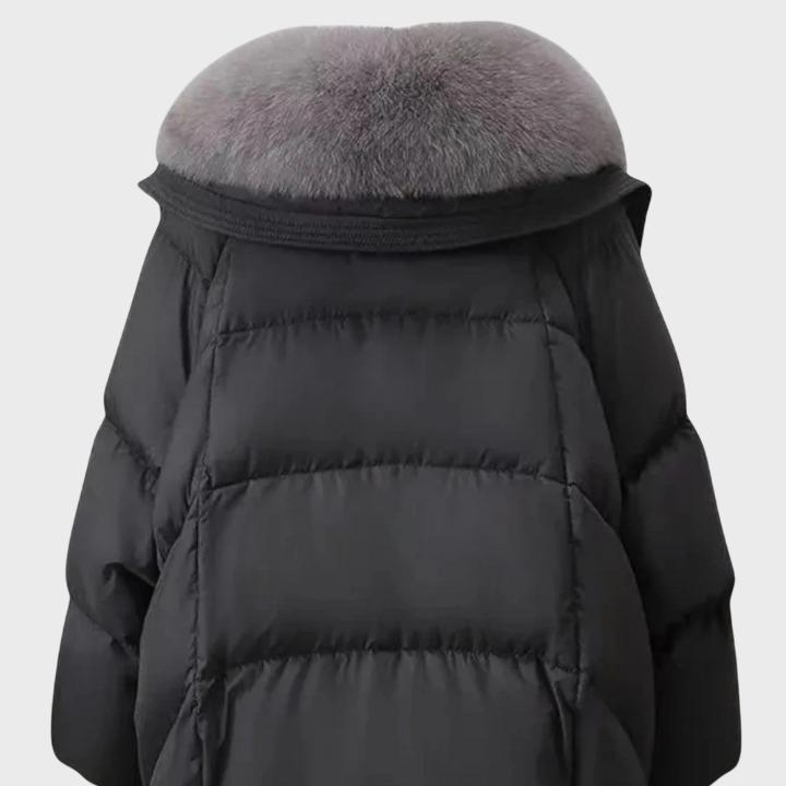 Women’s Fur-trim collar Puffer Cotton Jacket