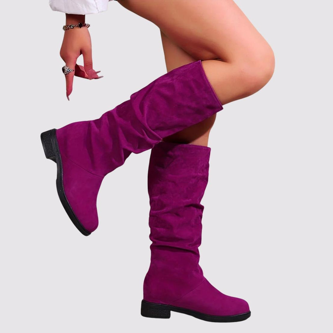 Elara™ Slouchy Mid Calf Boots