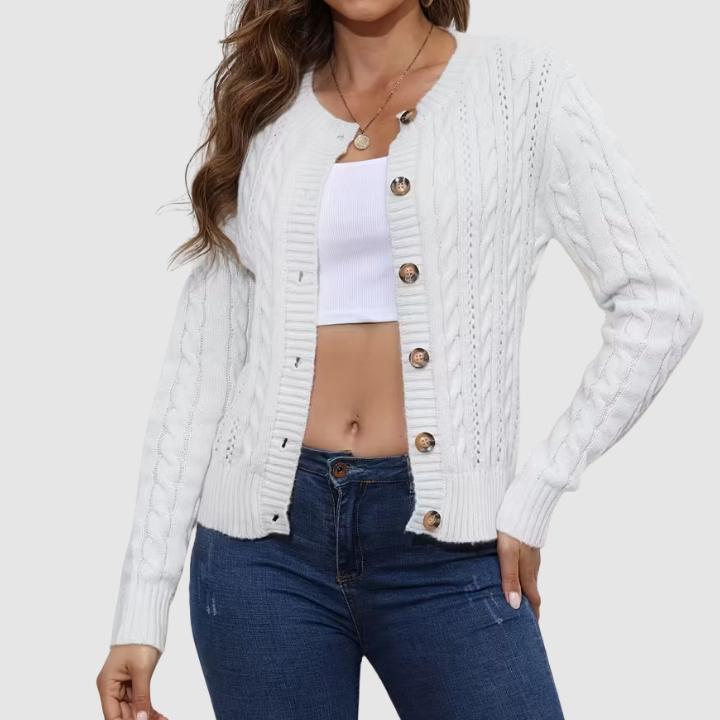 Women’s Classic Cable Knit Cardigan