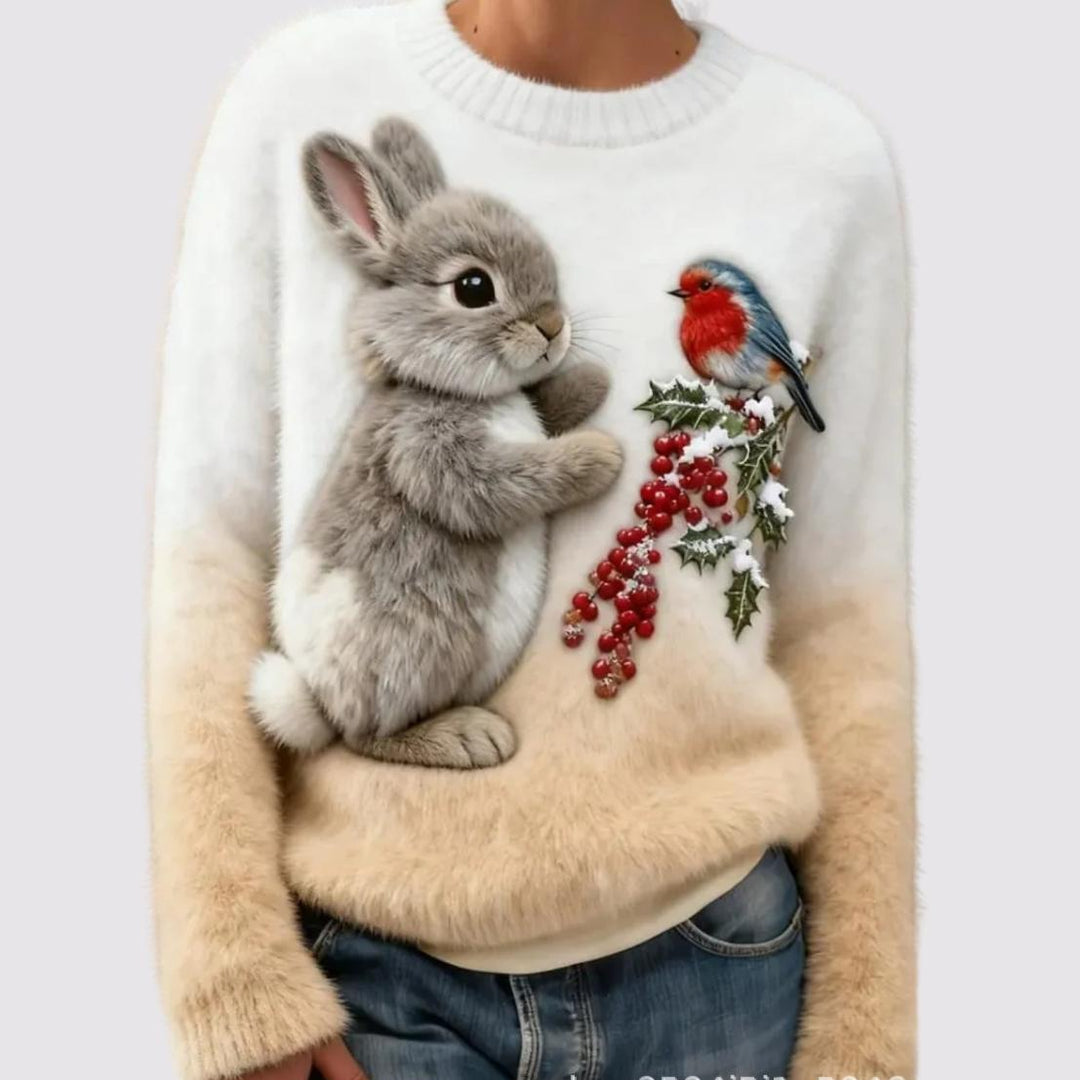 Luna - Frost Bunny Plush Jumper