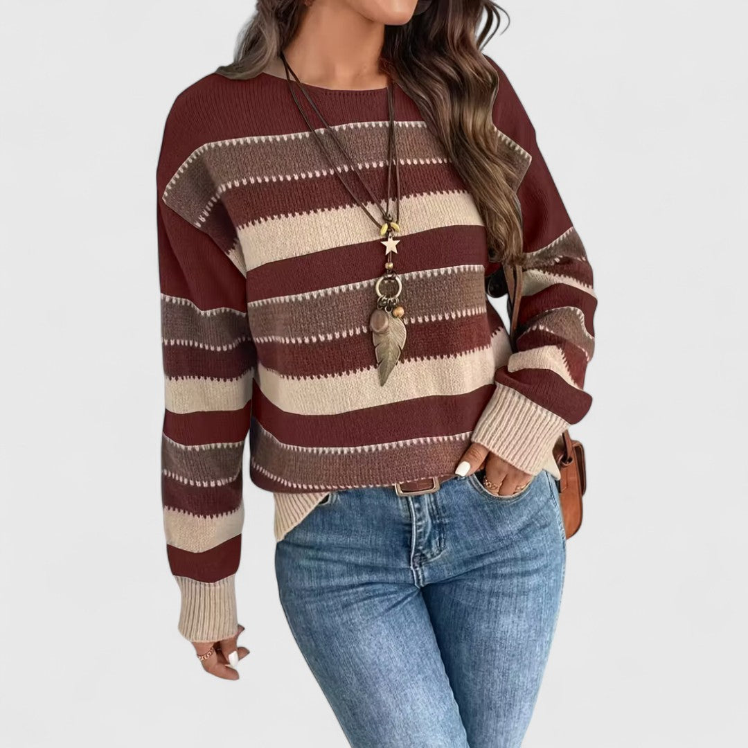 Sofia - Vintage Striped Sweater