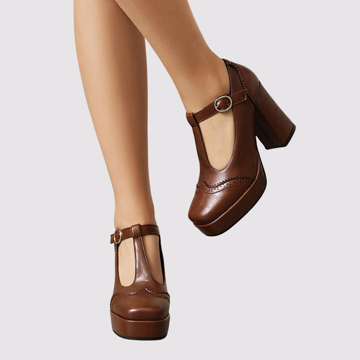 ADELYN™ Vintage Block Heel Mary Janes