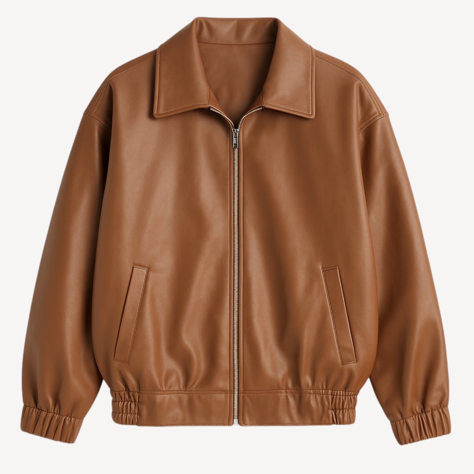 Classic Zip Leather Jacket