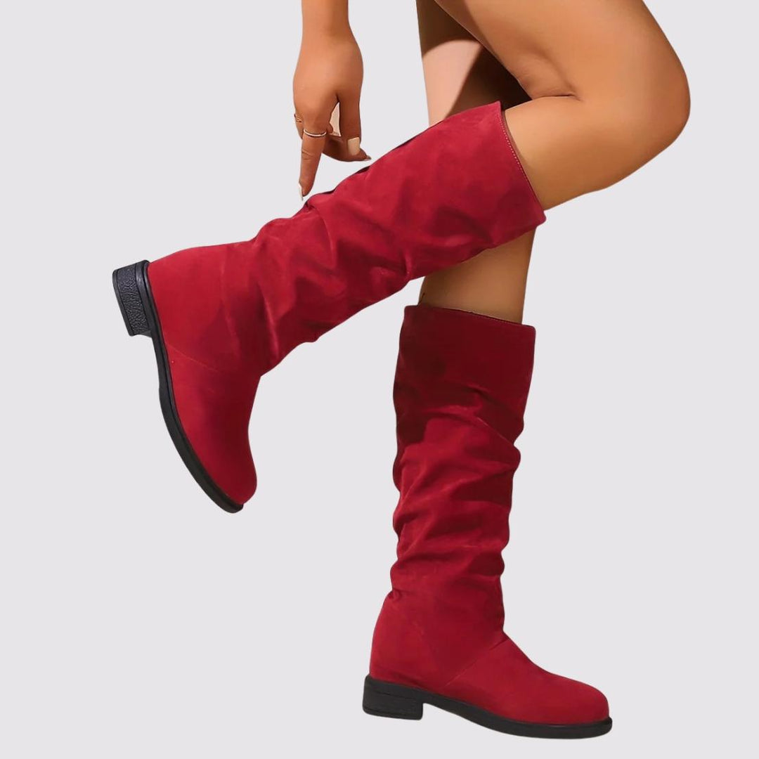 Elara™ Slouchy Mid Calf Boots