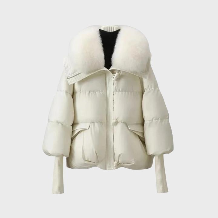 Women’s Fur-trim collar Puffer Cotton Jacket