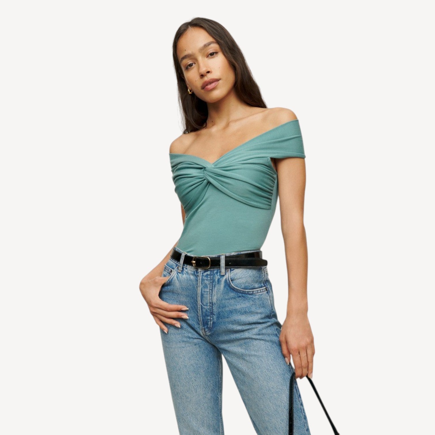 Off Shoulder Twist Top