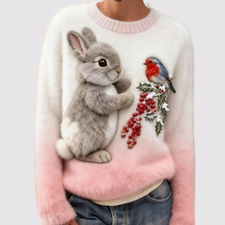 Luna - Frost Bunny Plush Jumper