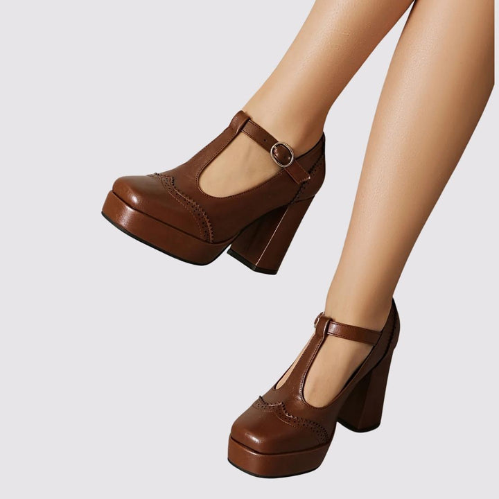 ADELYN™ Vintage Block Heel Mary Janes
