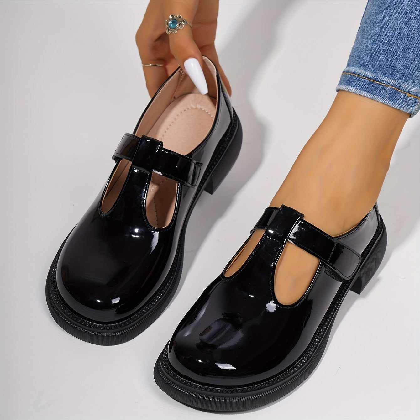 MIRELLE™ Patent Flat Mary Janes