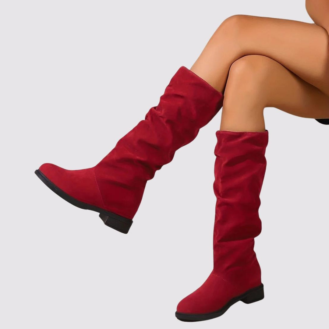 Elara™ Slouchy Mid Calf Boots