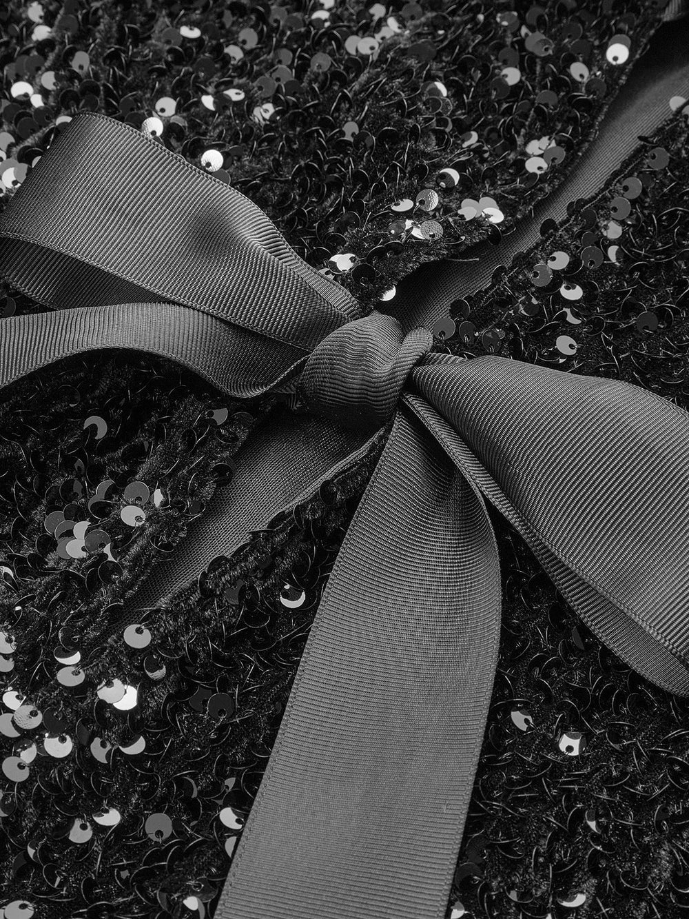 Celeste Sequin Bow Cardigan