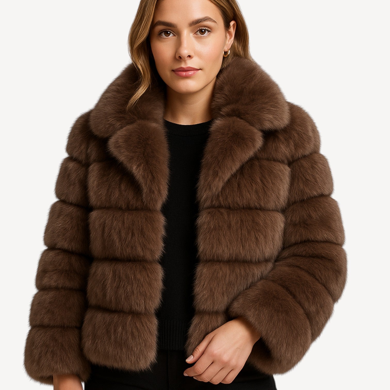 Luxury Faux Fur Jacket