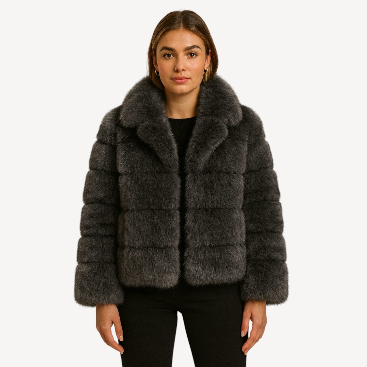Luxury Faux Fur Jacket