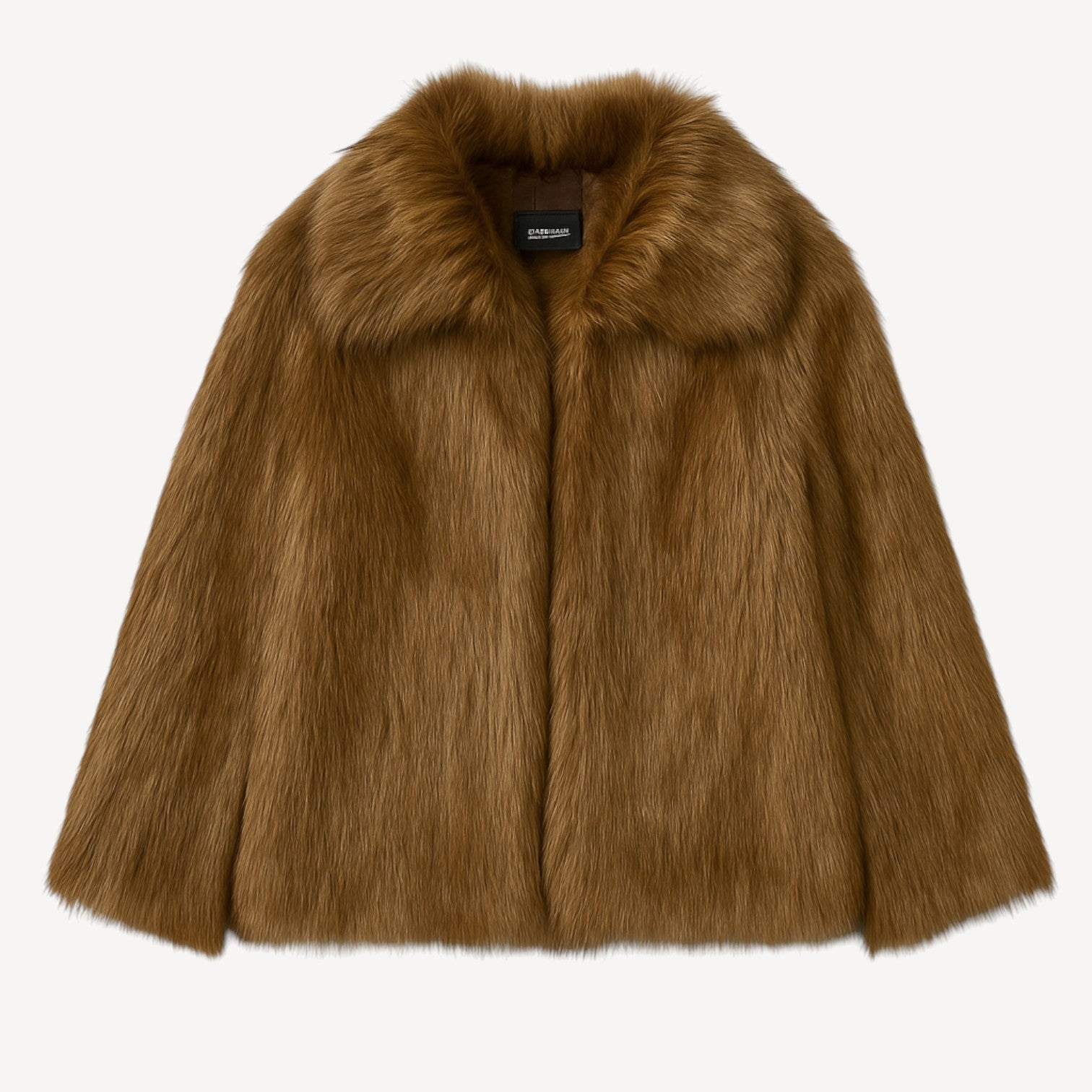 Oversized Camel Suede Jacket