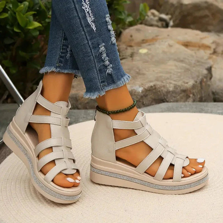 Chloe | Elegant Wedge Sandals