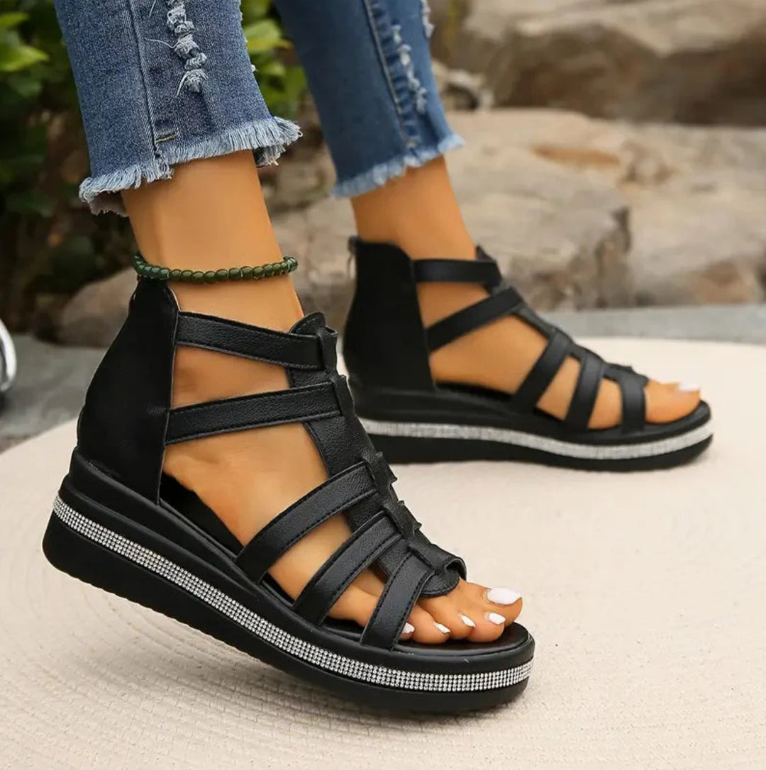 Chloe | Elegant Wedge Sandals